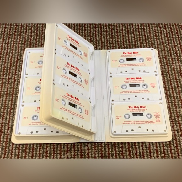 1984 Vtg Hosanna Complete NIV New Testament Audio Cassette Tape Bible - Picture 7 of 14